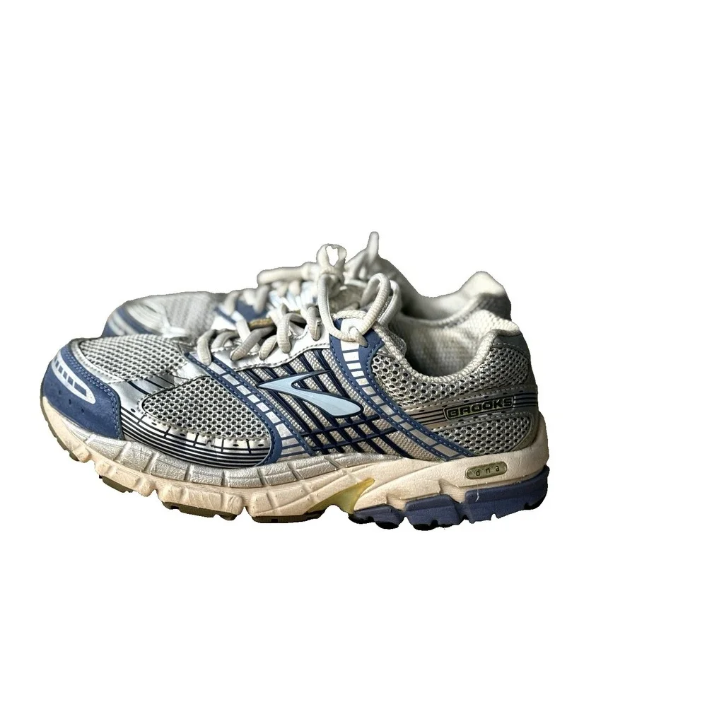 Brooks‎ GLYCERIN 7 Run Shoes 1200511B442 Women's Size 7.5 Turquoise White Blue